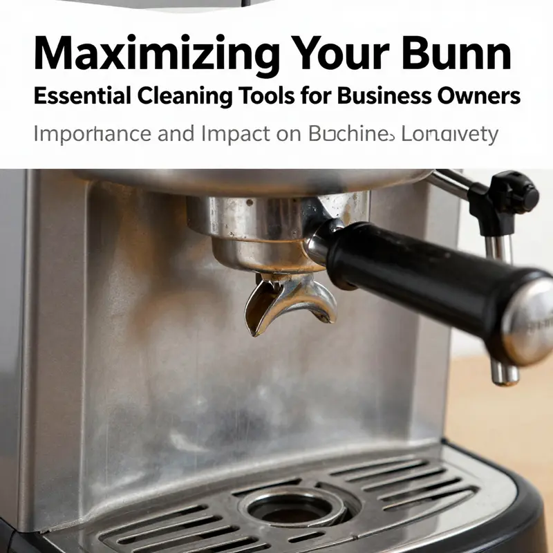Regular cleaning using specialized tools ensures the longevity and performance of Bunn coffee makers.
