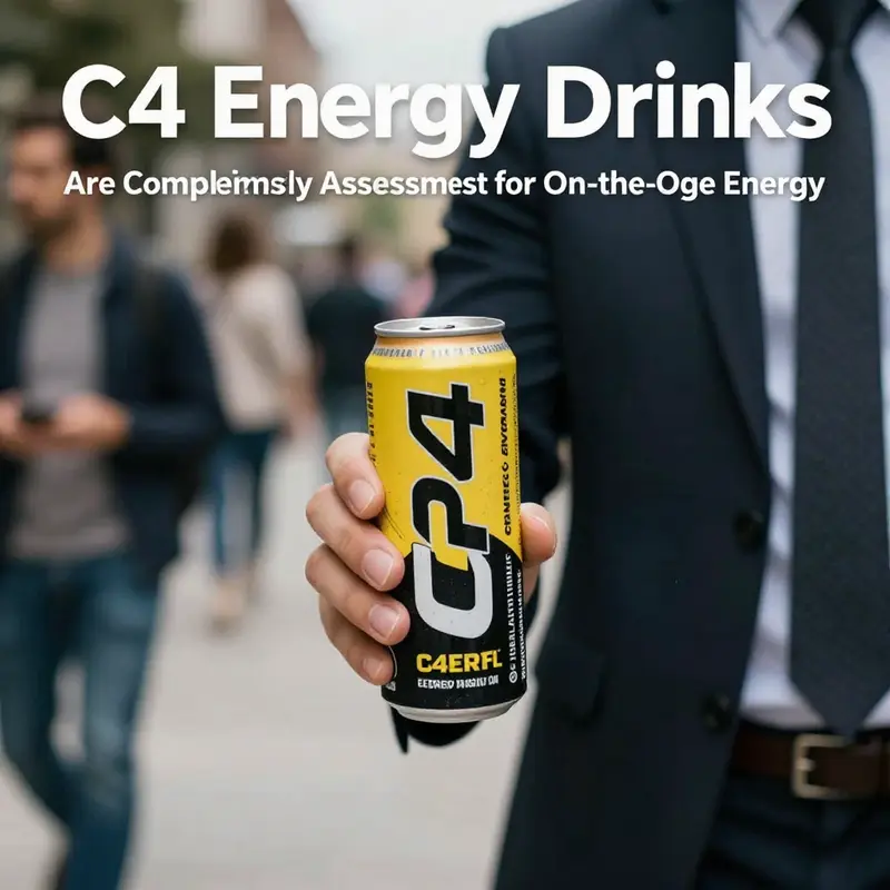 Displaying the benefits of C4 Energy Drinks as a pre-workout boost for enhanced performance.