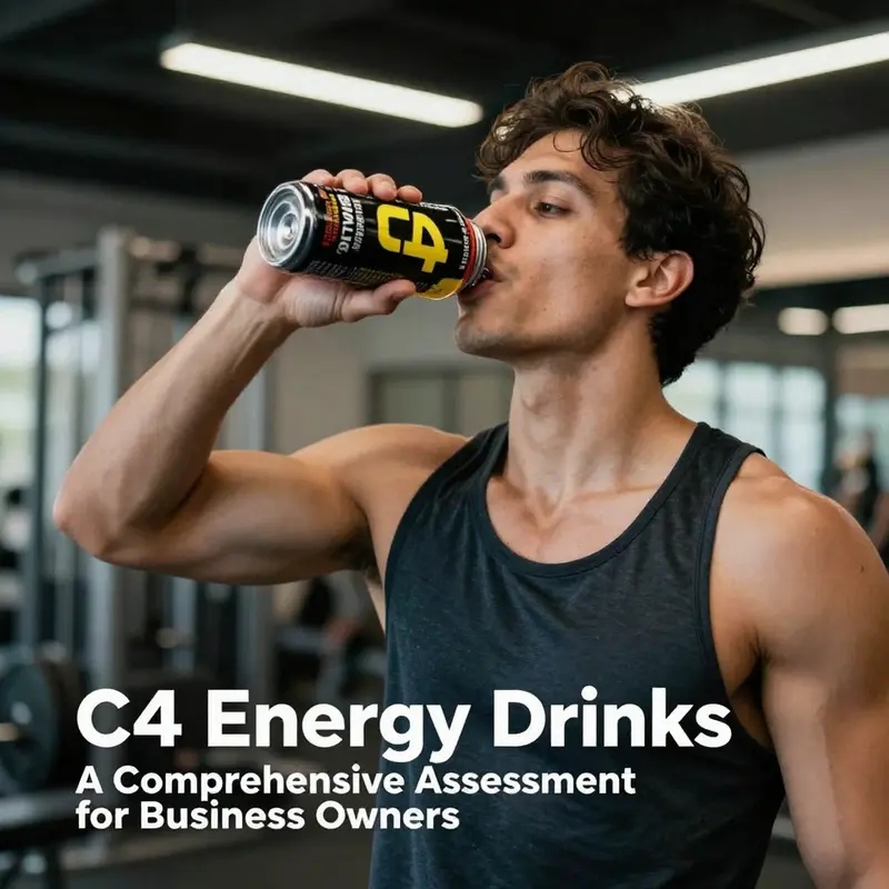 Displaying the benefits of C4 Energy Drinks as a pre-workout boost for enhanced performance.