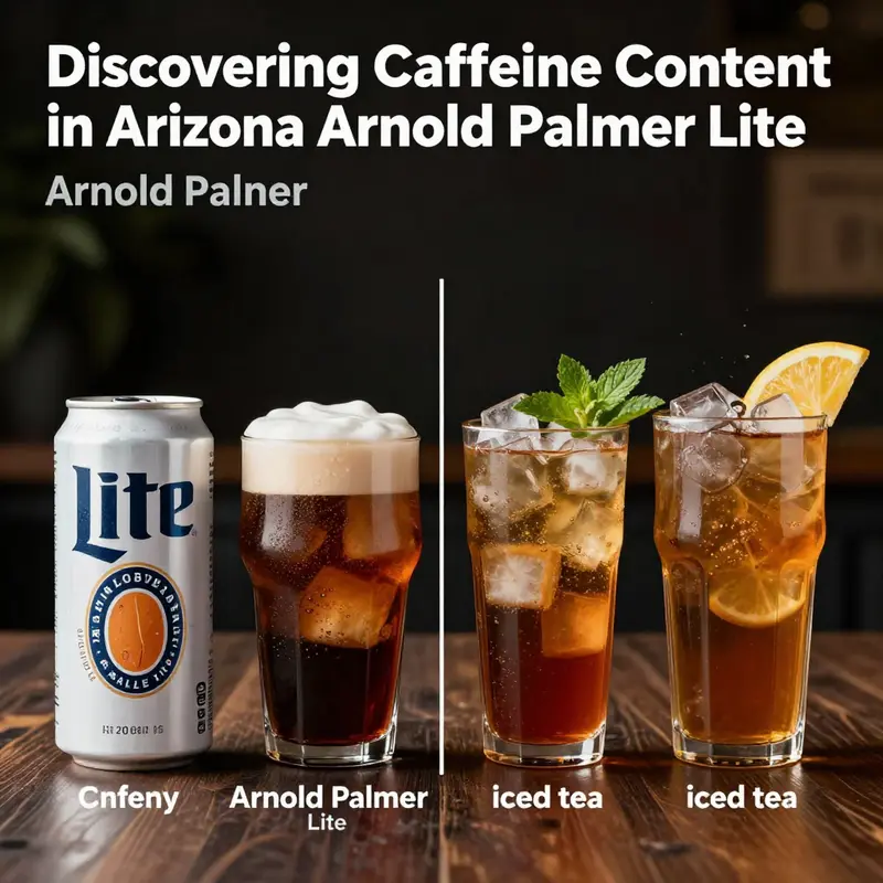 Steps for calculating caffeine content in beverages.