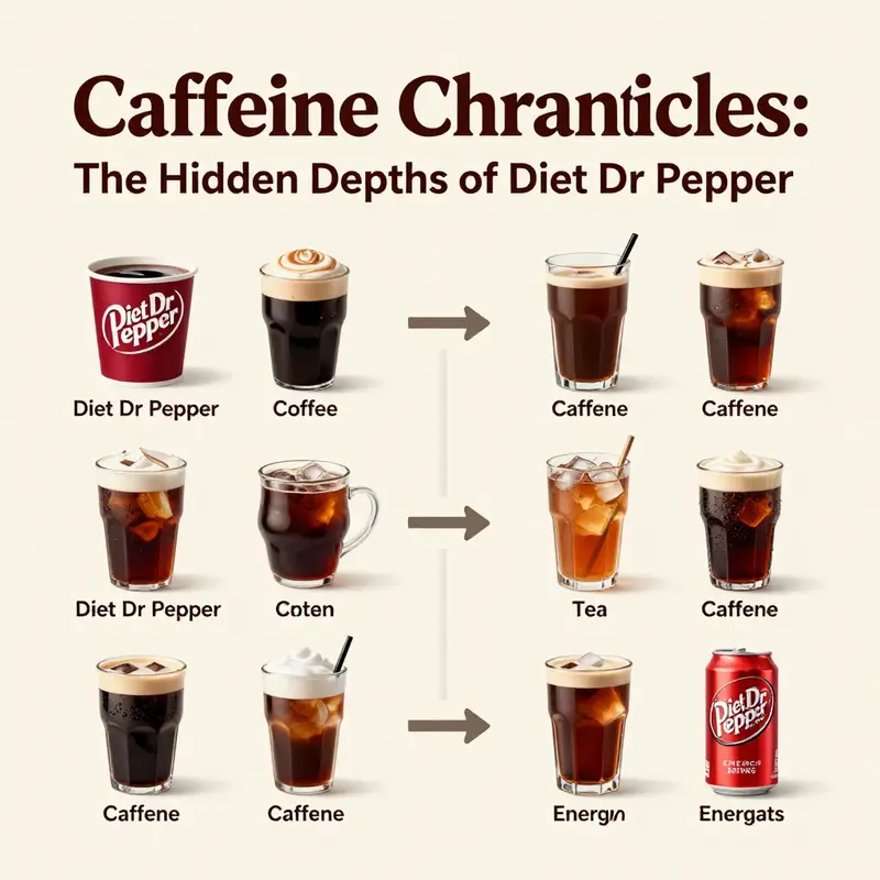 A detailed look at the caffeine content in Diet Dr Pepper, highlighting its unique attributes.