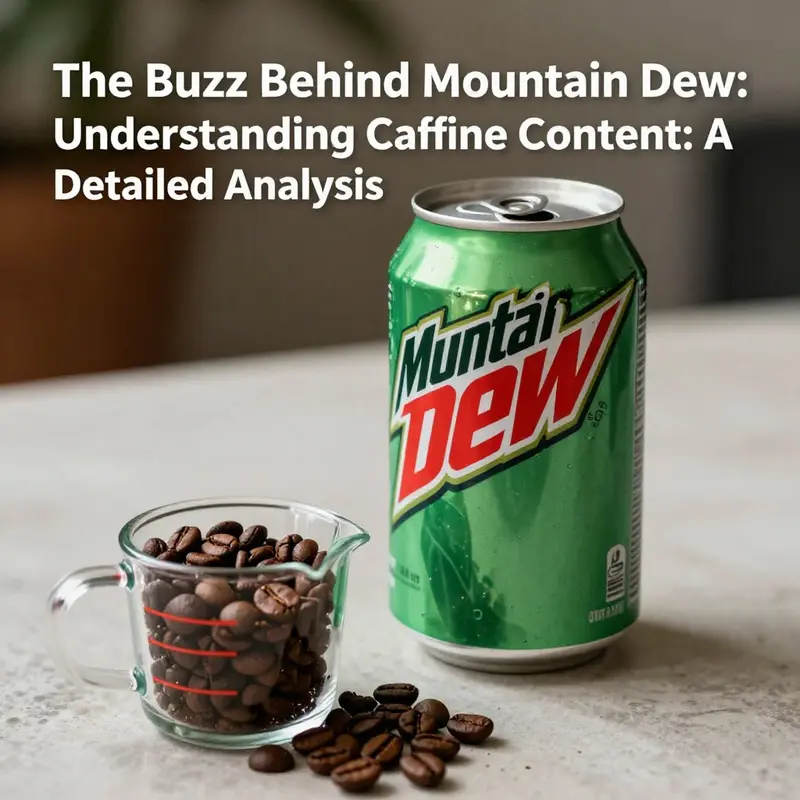 An in-depth look at the caffeine content of Mountain Dew compared to other beverages.