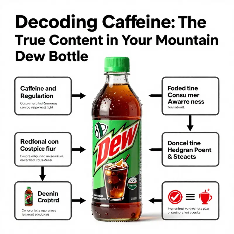 A 20-ounce bottle of Mountain Dew showcasing its bright green color, symbolizing its popularity.