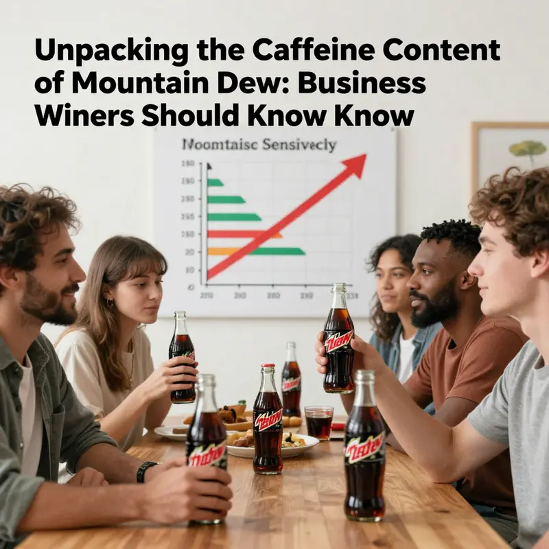 Detailed analysis of Mountain Dew’s caffeine content revealed on the nutrition label.