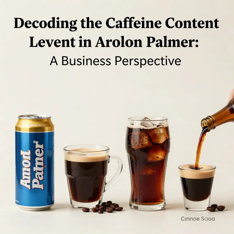 Ingredients of an Arnold Palmer showcasing the iced tea and lemonade mix.