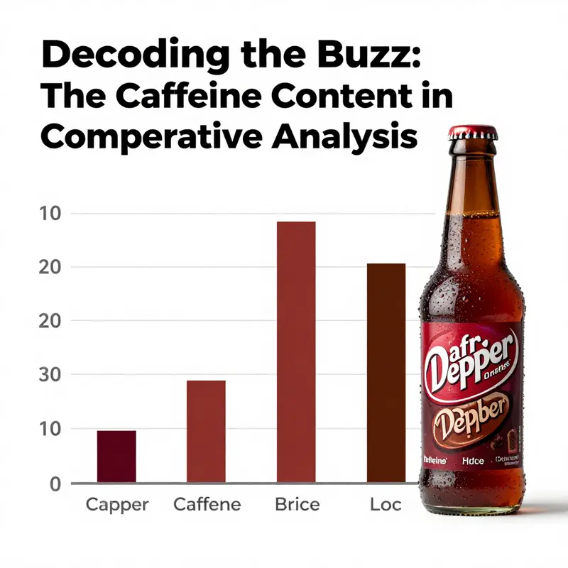 Comparison of caffeine levels in Dr Pepper versus other popular beverages.
