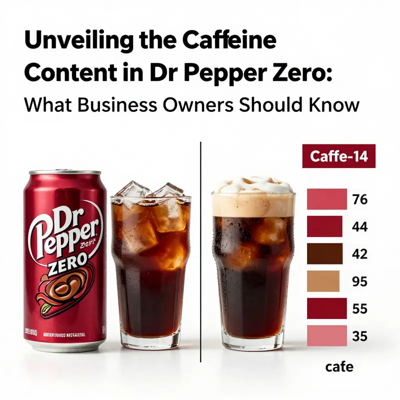 Understanding caffeine content: Dr Pepper Zero as a moderate caffeine option.