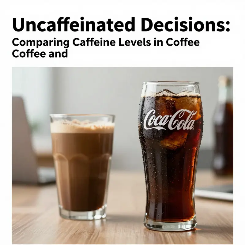 An image showing coffee and Coke in a business setting, symbolizing their significance in consumer beverage choices.