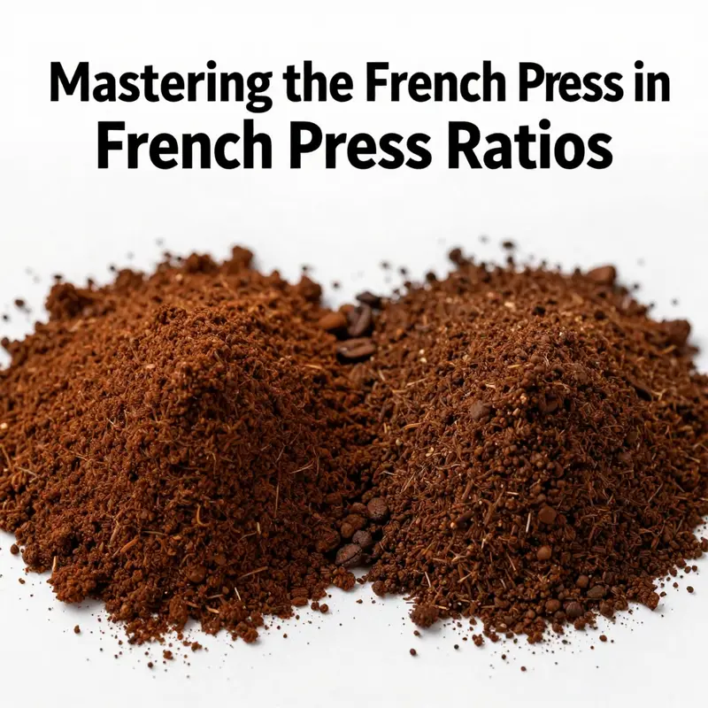 The essentials for measuring the perfect coffee-to-water ratio in French press brewing.
