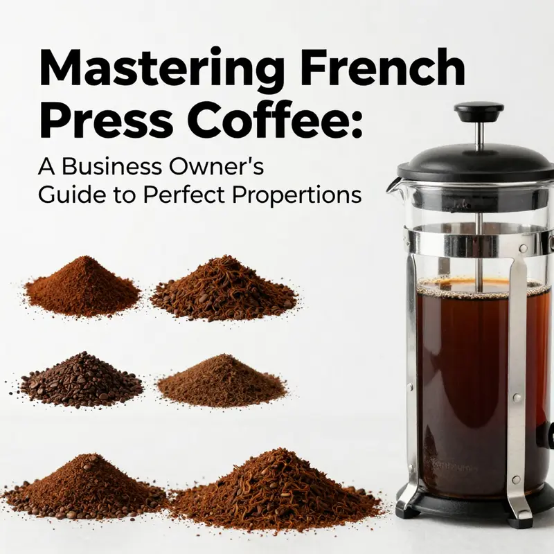 Exploring the crucial 1:15 coffee-to-water ratio for brewing French press coffee.