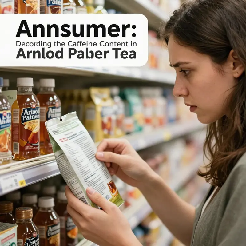 Arnold Palmer Tea’s unique blend showcases its iced tea and lemonade mix, brewed to optimal flavor.