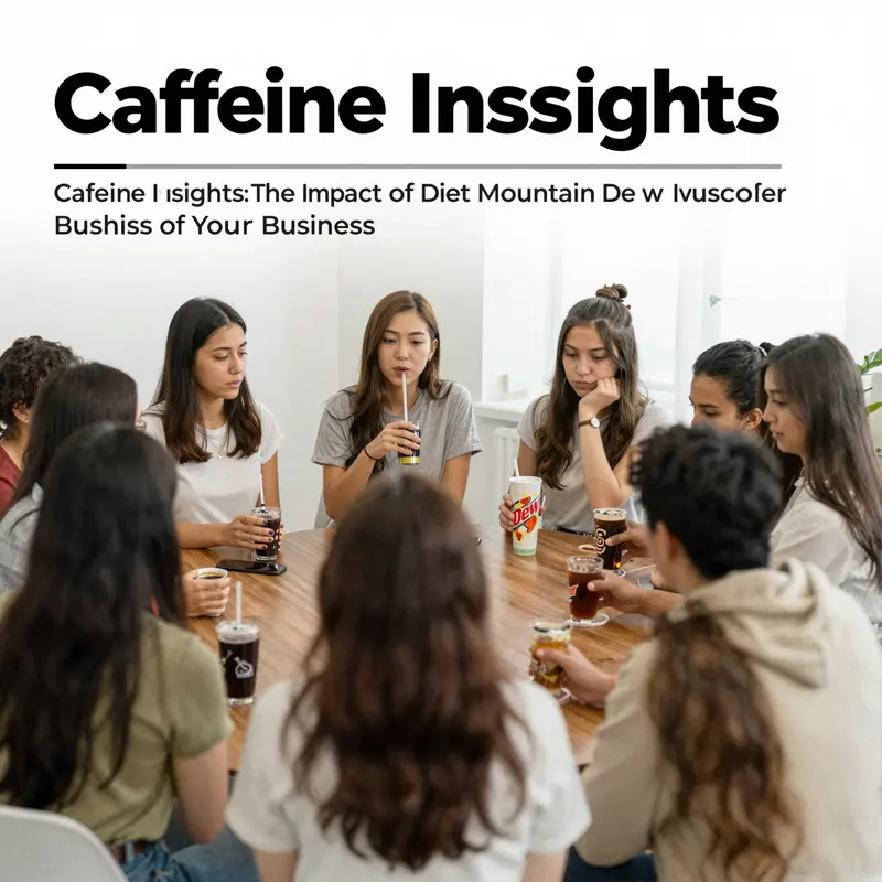 Caffeine content comparison among popular beverages.