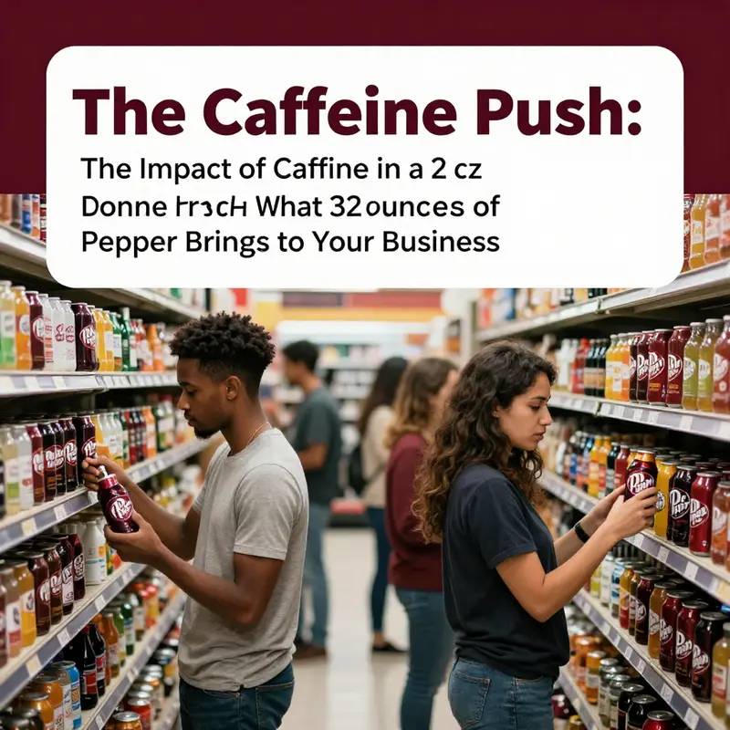 Caffeine Levels in Dr Pepper: 32 oz versus smaller servings.