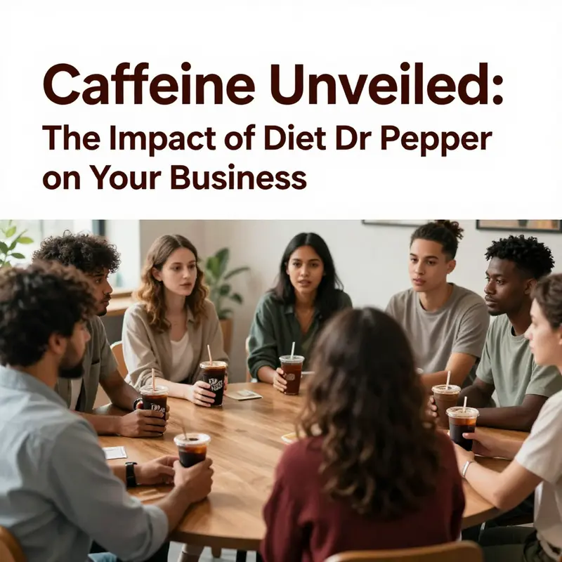 A detailed view showing the caffeine content in Diet Dr Pepper.