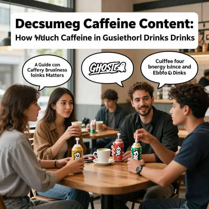 Understanding the caffeine content in GHOST Energy Drinks through graphical representation.