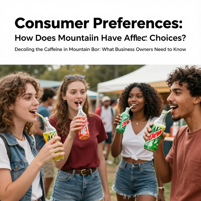 Various Mountain Dew variants emphasizing their consistent caffeine content.