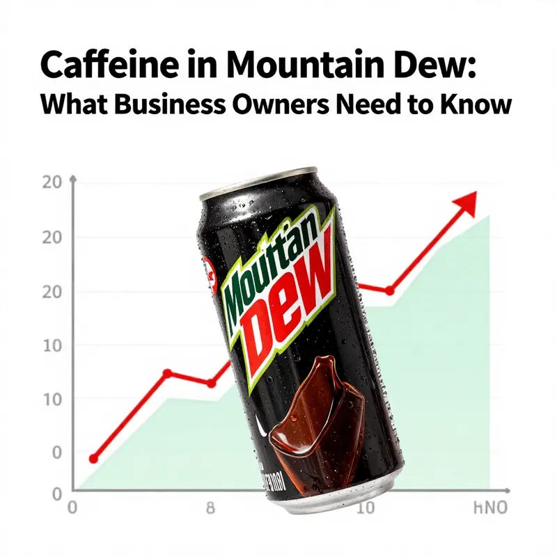 The molecular structure of caffeine linked to Mountain Dew’s invigorating effects.