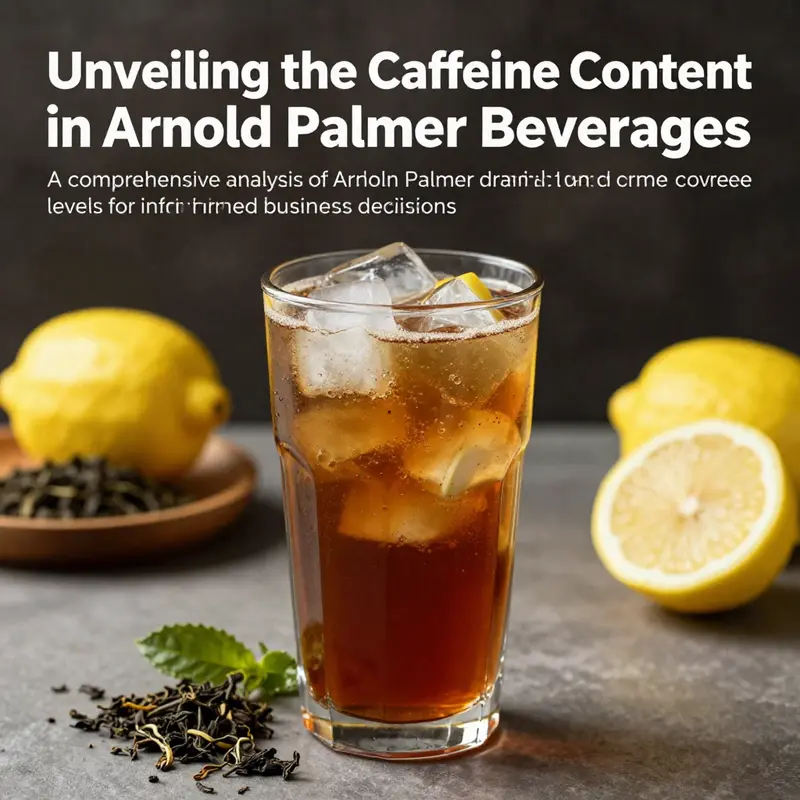 A vibrant Arnold Palmer drink featuring tea and lemonade, symbolizing the beverage's refreshing quality.