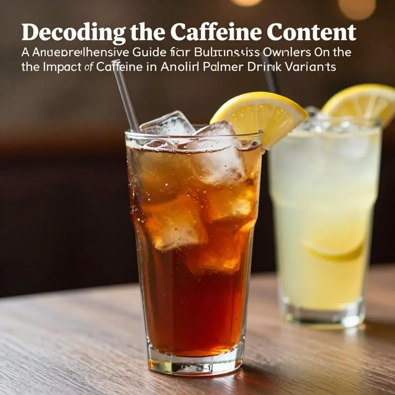 A close-up view of a refreshing Arnold Palmer drink, showcasing its vibrant iced tea and lemonade blend.