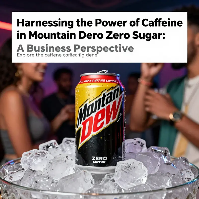 A chilled can of Mountain Dew Zero Sugar on ice, surrounded by happy people at a party.
