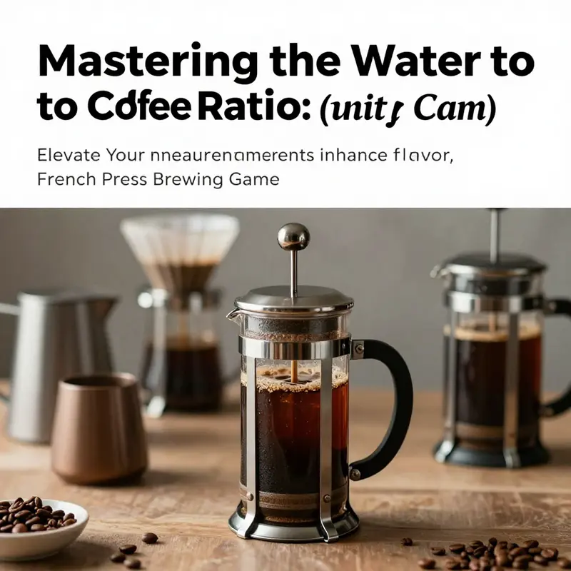 An artistic display of French press equipment highlighting the art and science of brewing coffee.
