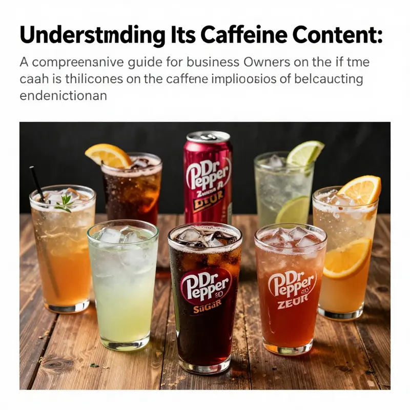 A colorful arrangement of drinks, showcasing Dr Pepper Zero Sugar, emphasizing its market appeal.