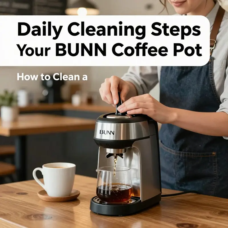Daily cleaning is essential for maintaining optimal coffee quality.