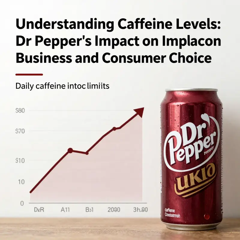 Caffeine levels displayed on both regular and Zero Sugar Dr Pepper variants.