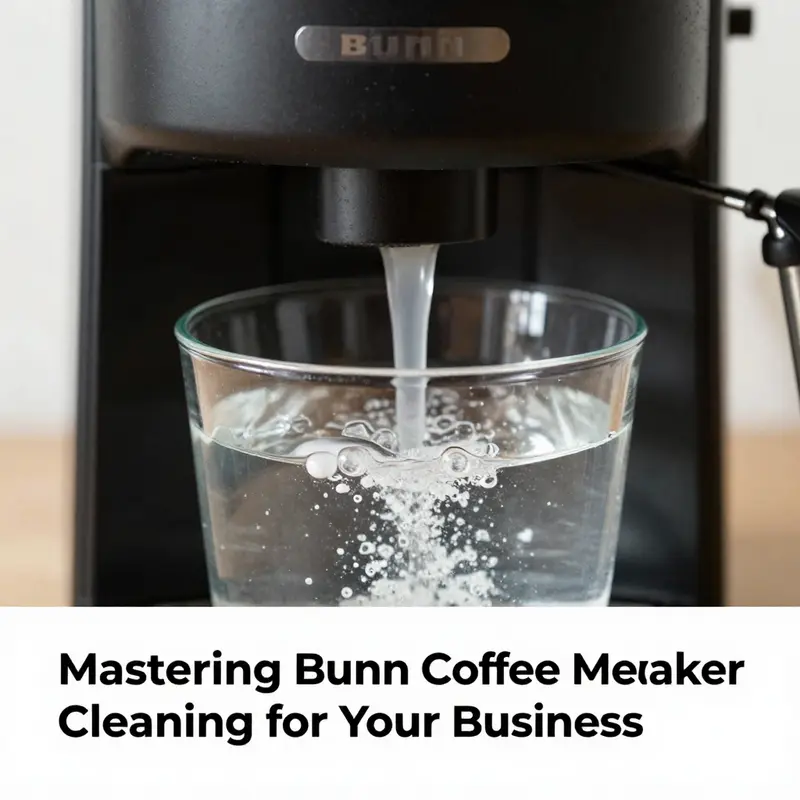 Routine cleaning steps ensure your Bunn coffee maker remains hygienic and operates effectively.