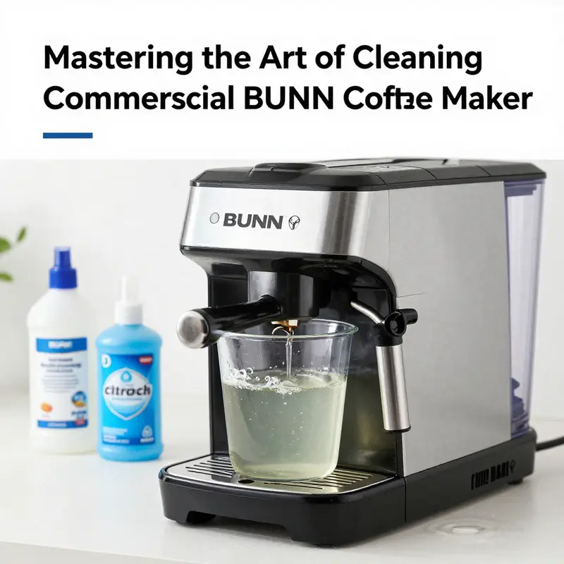 Descaling a BUNN coffee maker ensures optimal performance by removing mineral buildup.
