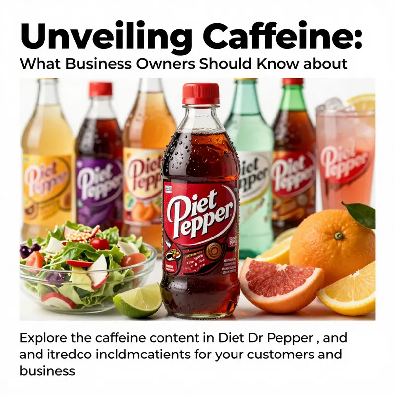 A collage showcasing Diet Dr Pepper alongside healthy food options and other sodas, reflecting consumer choices in beverages.