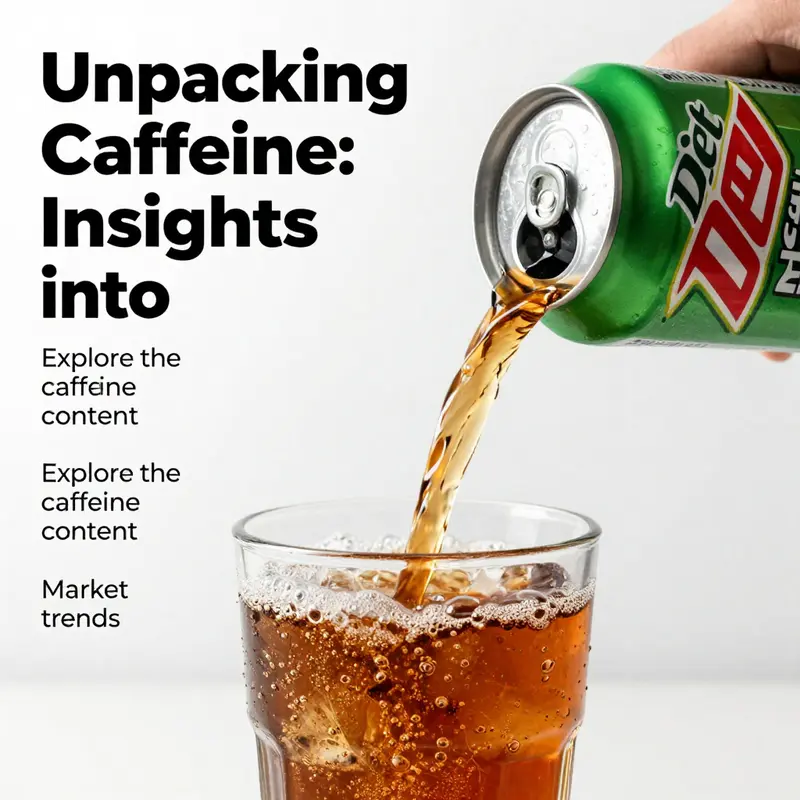 A can of Diet Mountain Dew being poured into a glass, emphasizing its fizzy texture and appealing characteristics.