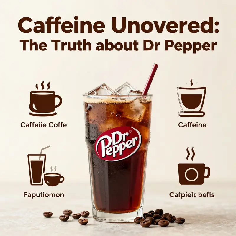 An overview of Dr Pepper’s caffeine content.