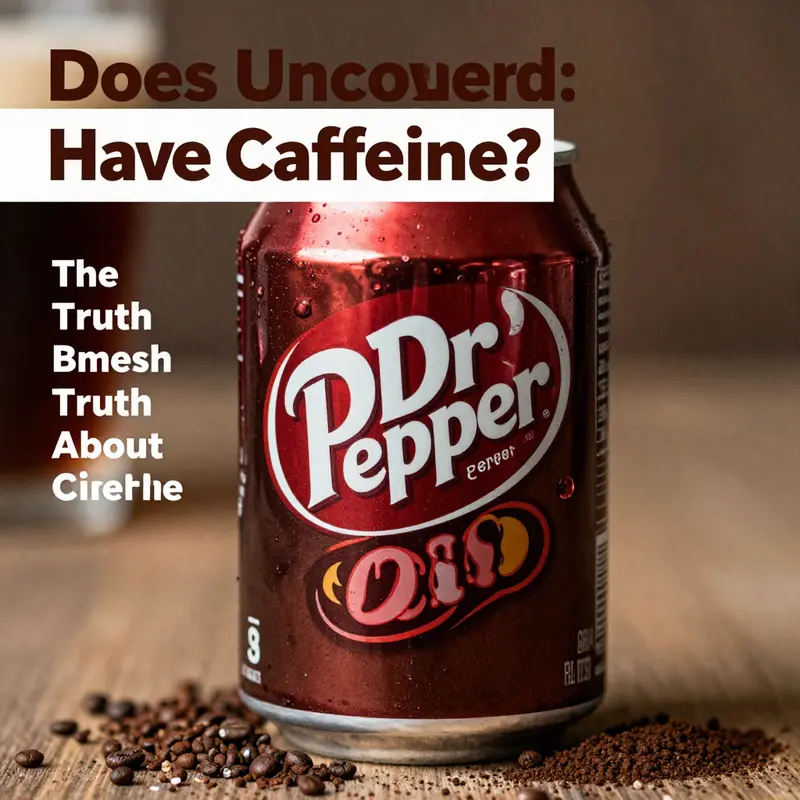An overview of Dr Pepper’s caffeine content.
