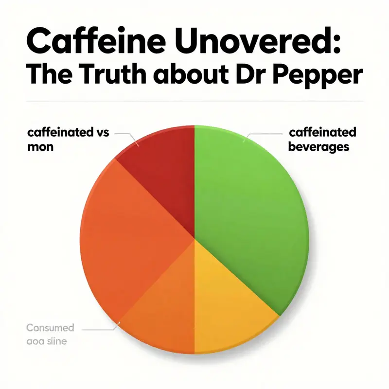 An overview of Dr Pepper’s caffeine content.