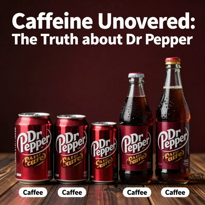 An overview of Dr Pepper’s caffeine content.
