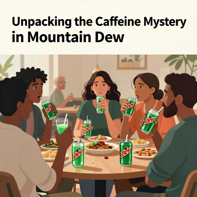 A detailed look at the caffeine content of Mountain Dew.
