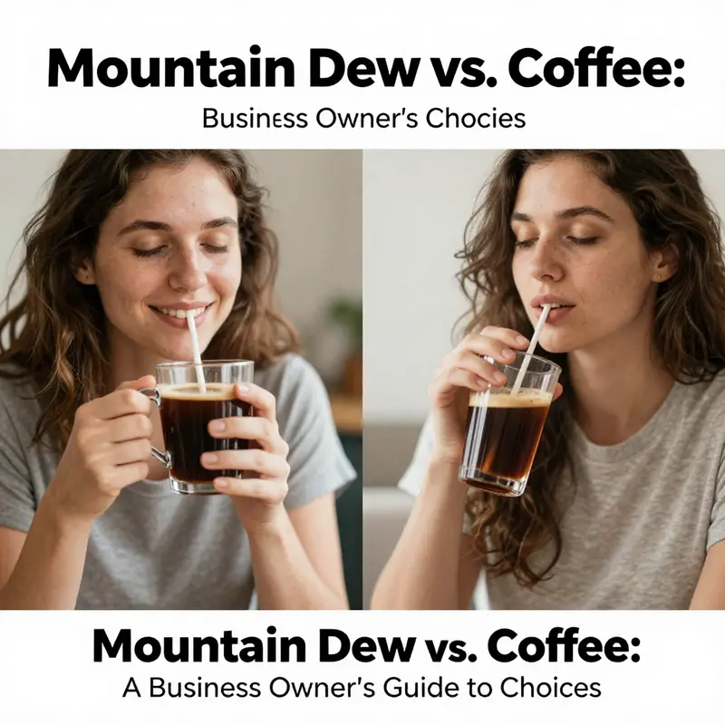 The contrasting origins of Mountain Dew and Coffee showcase their unique cultural significance.