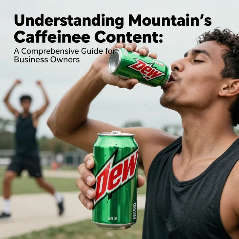 Original Mountain Dew can highlighting its caffeine content.