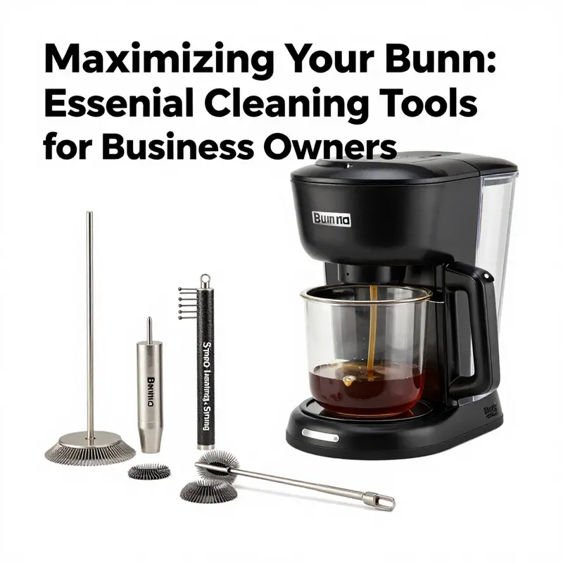 Regular cleaning using specialized tools ensures the longevity and performance of Bunn coffee makers.