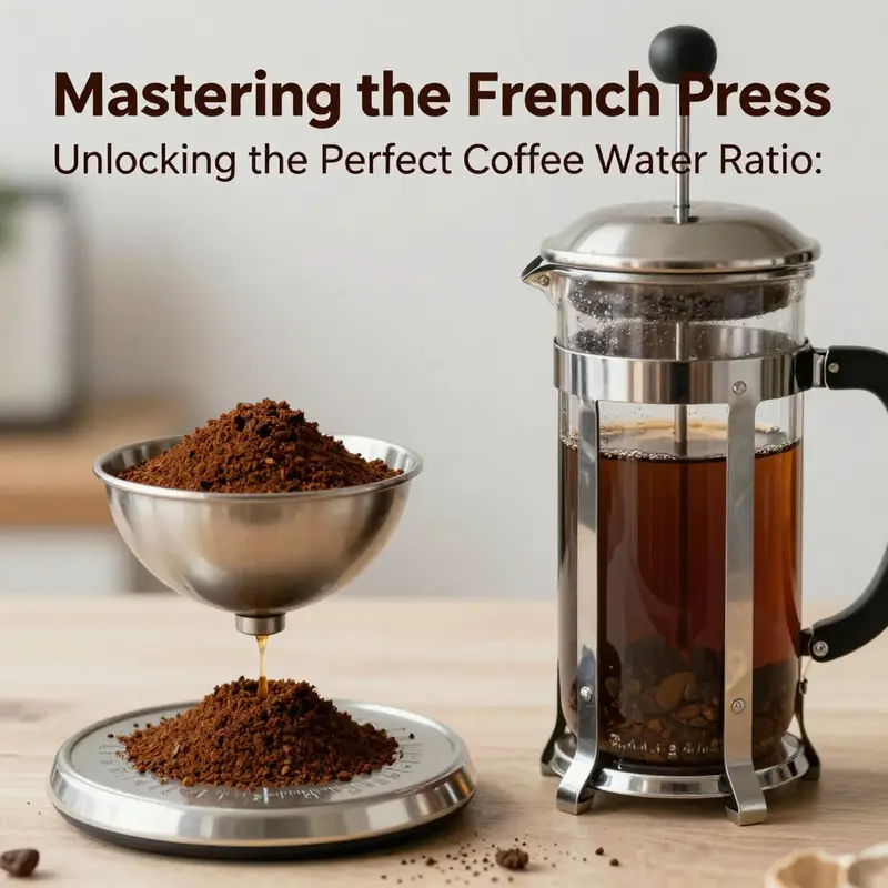 Understanding the fundamentals of the French press coffee water ratio.