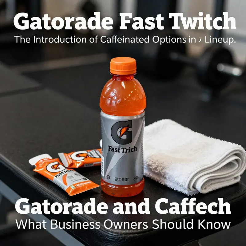 Standard Gatorade Thirst Quencher bottles, all caffeine-free.