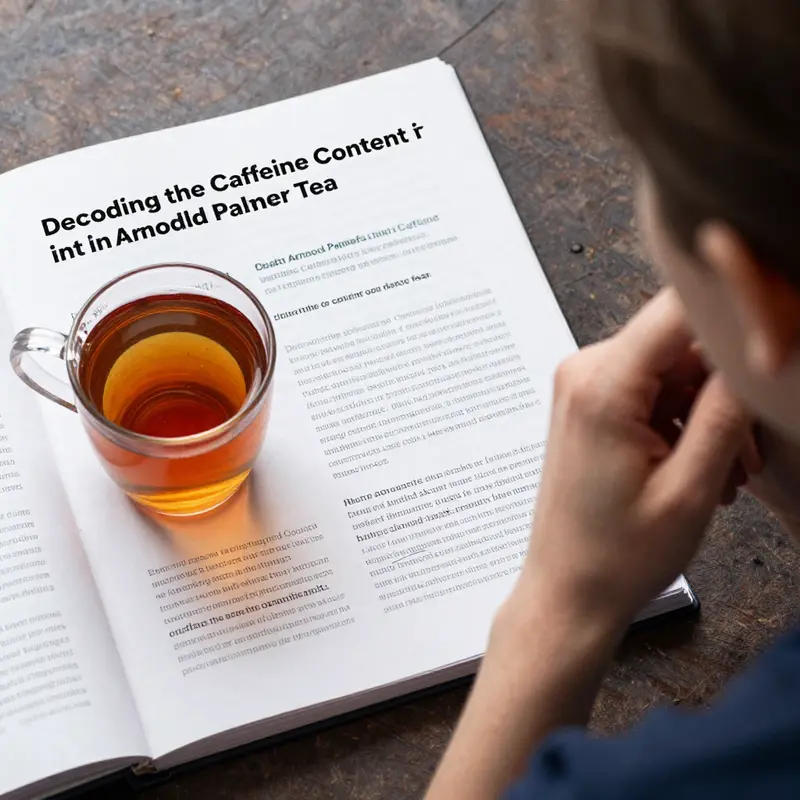 Arnold Palmer Tea’s unique blend showcases its iced tea and lemonade mix, brewed to optimal flavor.