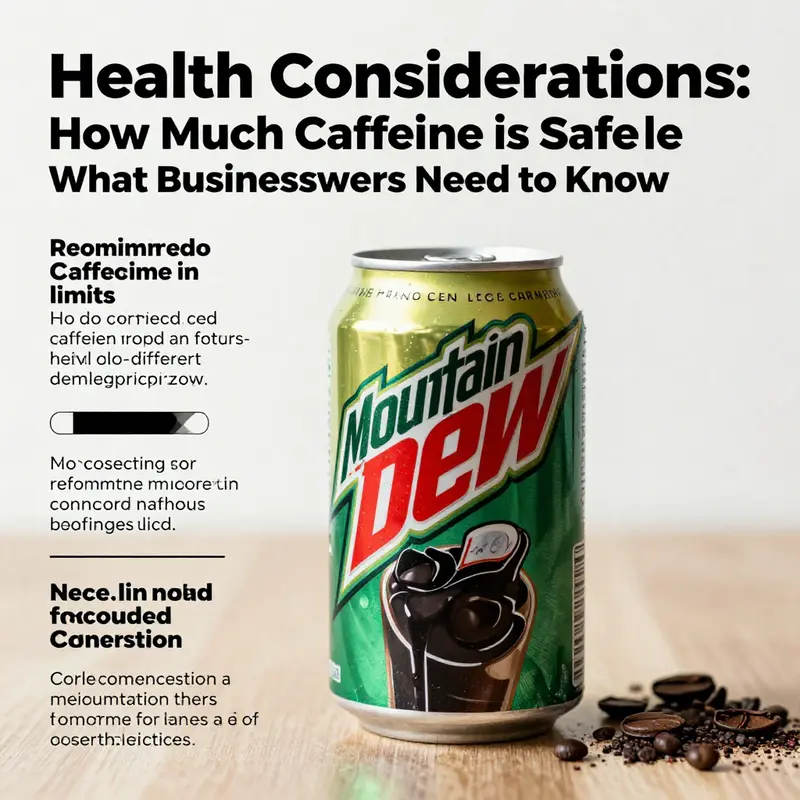 Understanding the caffeine content measurements in Mountain Dew.