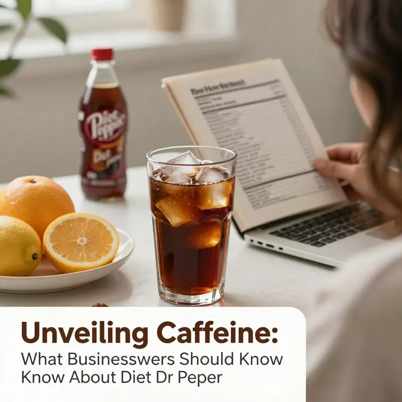 Diet Dr Pepper offers a moderate caffeine content, catering to consumers who desire a flavorful yet stimulating beverage.