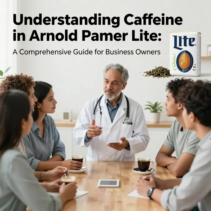 Analysis of caffeine content in Arnold Palmer Lite reveals mild levels suitable for casual beverage consumption.