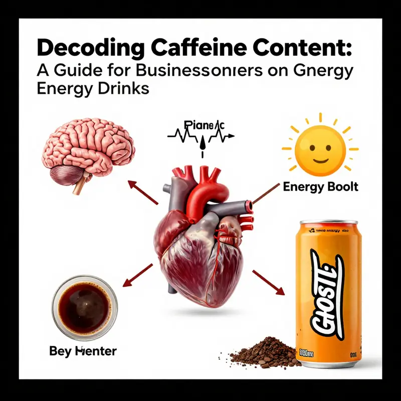 Understanding the caffeine content in GHOST Energy Drinks through graphical representation.