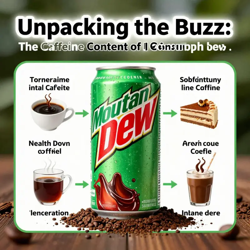 In-depth analysis of caffeine content in Mountain Dew.