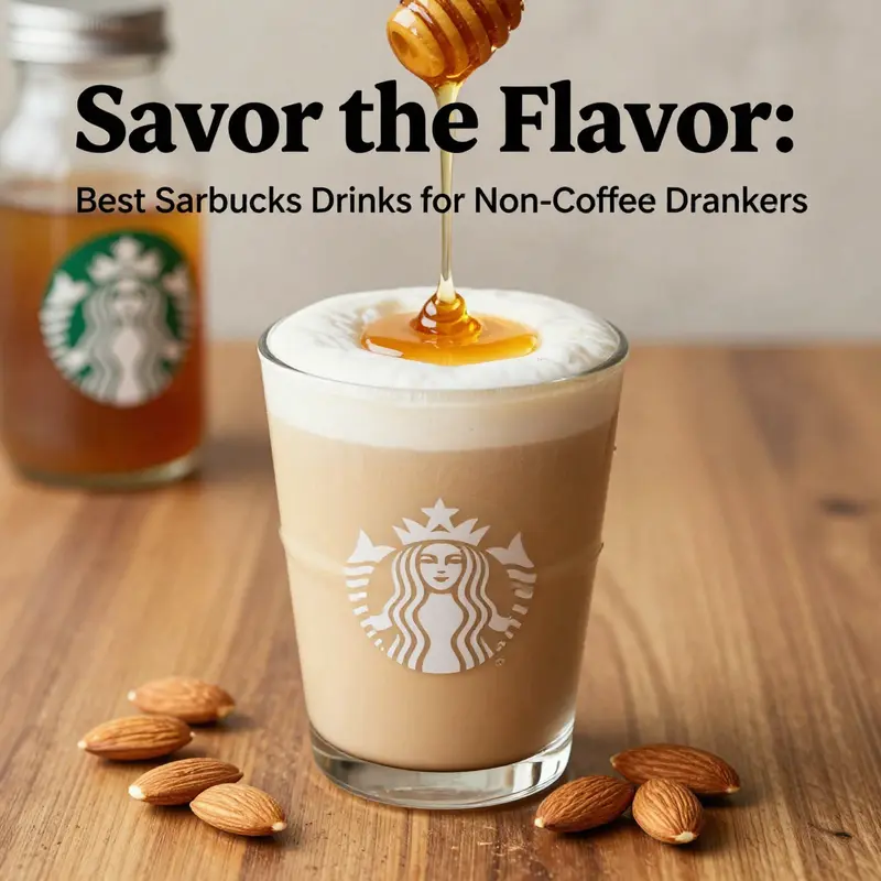 Iced Passion Tango Lemonade: A refreshing, fruity drink perfect for non-coffee drinkers.