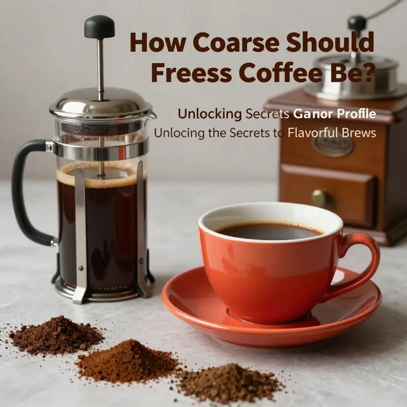 A detailed look at coarsely ground coffee, essential for optimal extraction in French press brewing.